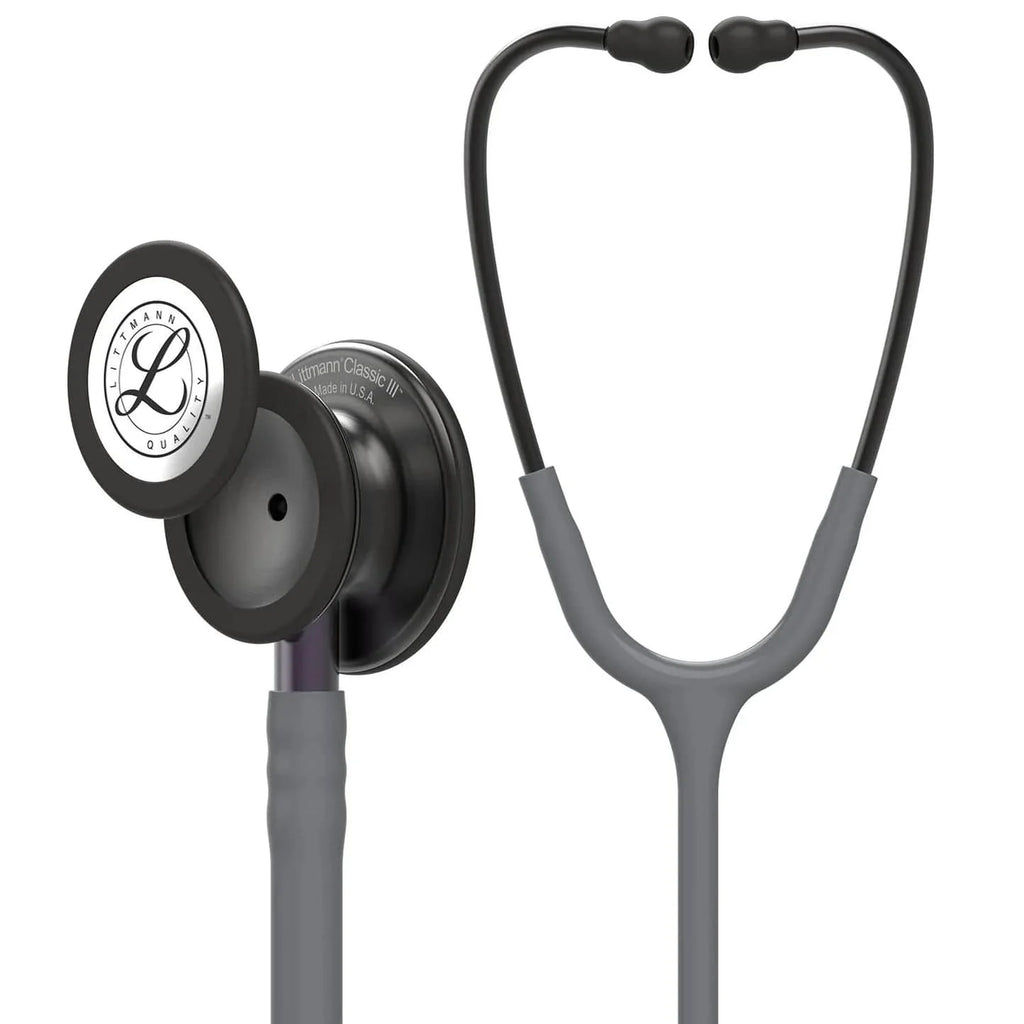 3M™ Littmann® Classic III™ Stethoscope – Gray tube & Smoke black chest piece 5873
