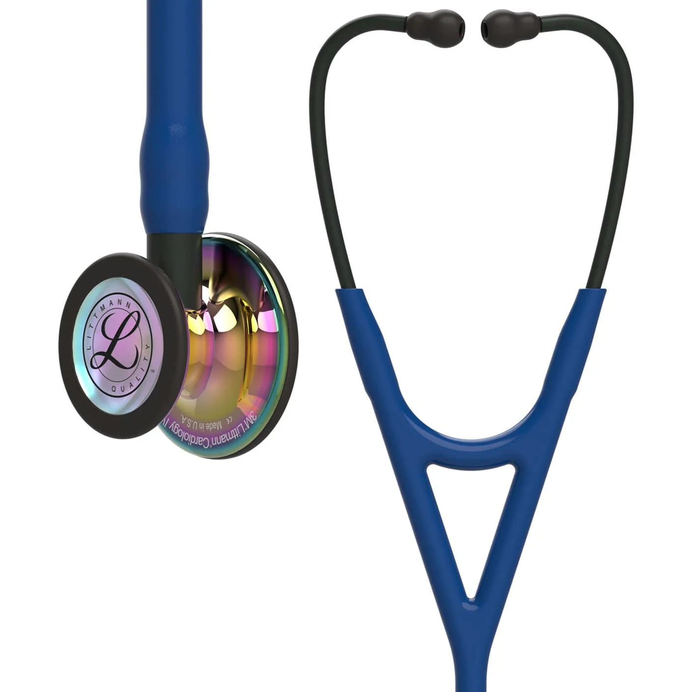 3M™ Littmann® Cardiology IV™ – Navy Blue tube & Polished rainbow finish chest piece  6242
