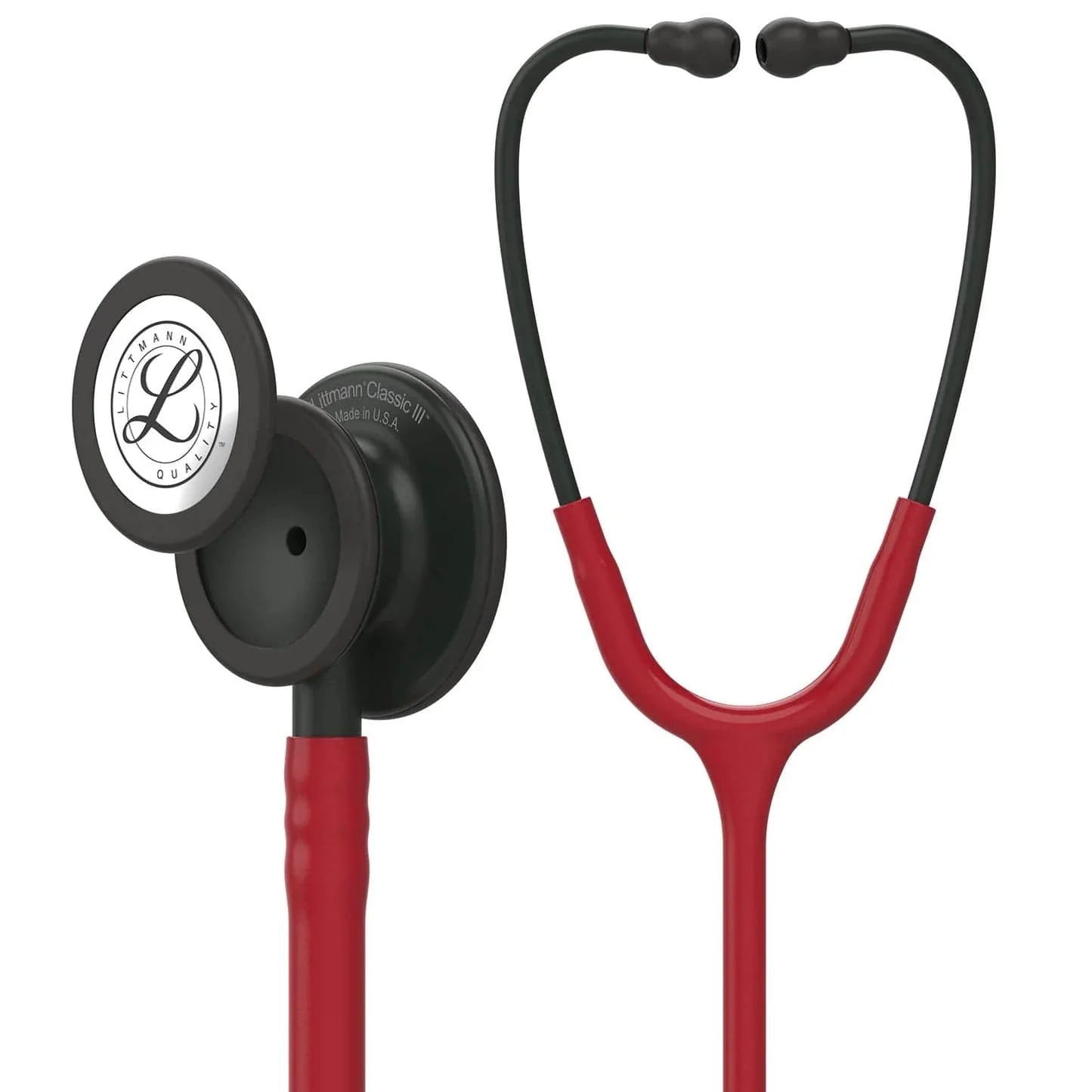3M™ Littmann® Classic III™ Stethoscope – Burgundy tube & Matte black  chest piece 5868