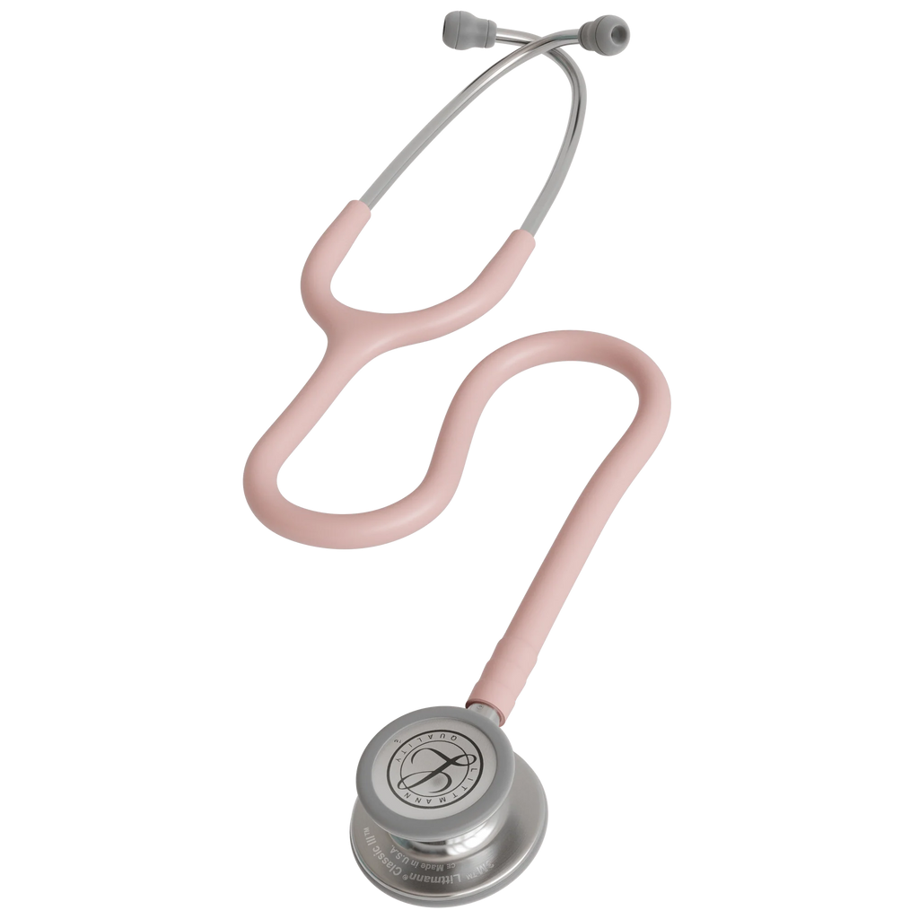 3M™ Littmann® Classic III™ Stethoscope – Champagne rose satin tube & Silver chest piece 5910C