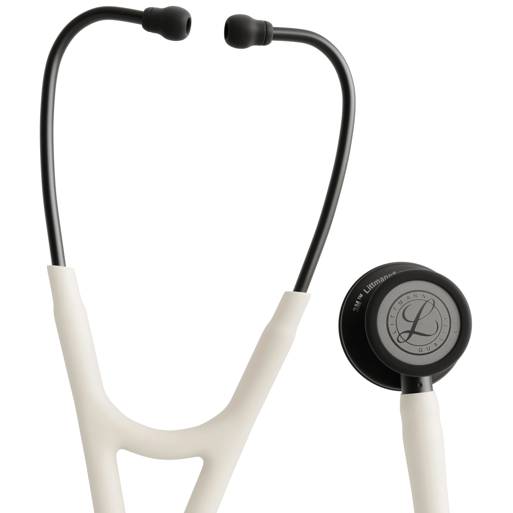 3M™ Littmann® Cardiology IV™ – Alabaster satin tube & Matte black chest piece  6186C