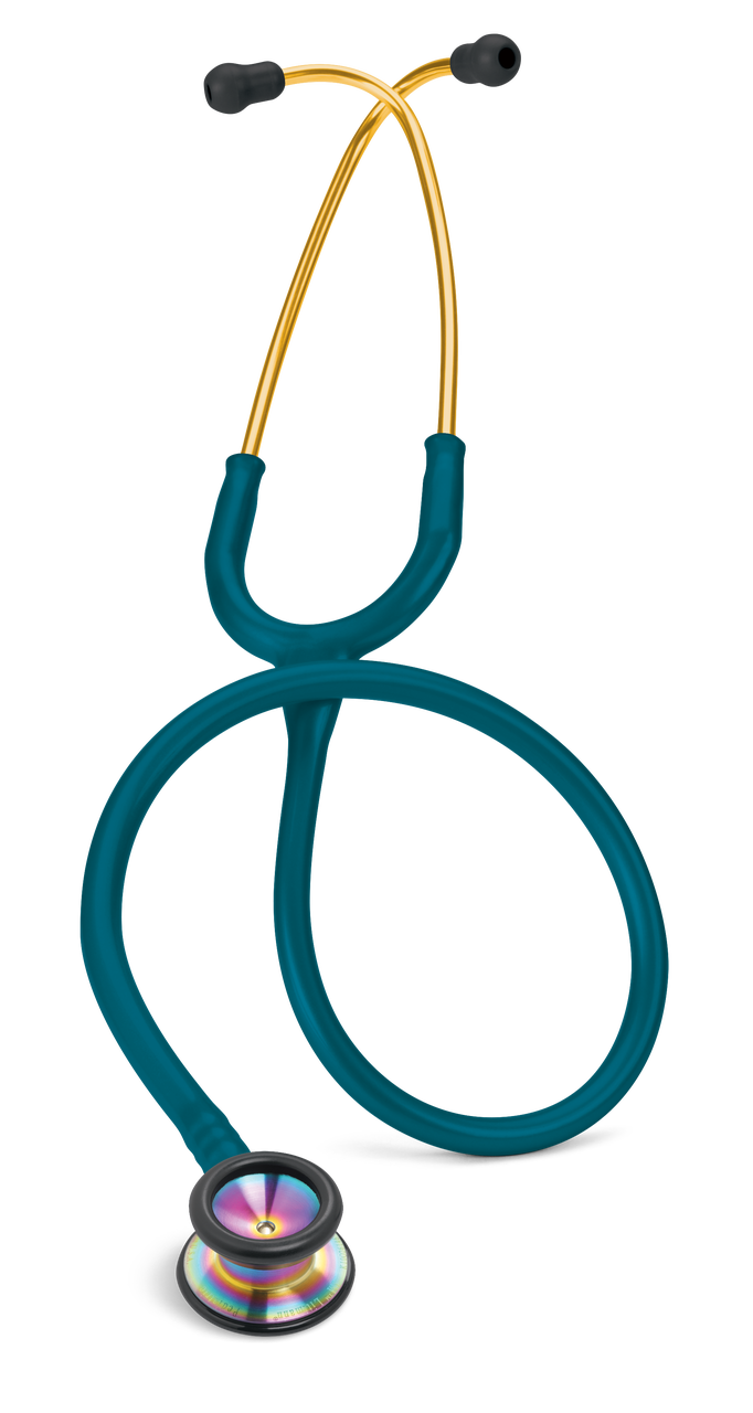 3M™ Littmann® Classic II Pediatric – Caribbean blue tube & Rainbow finish chest piece 2153