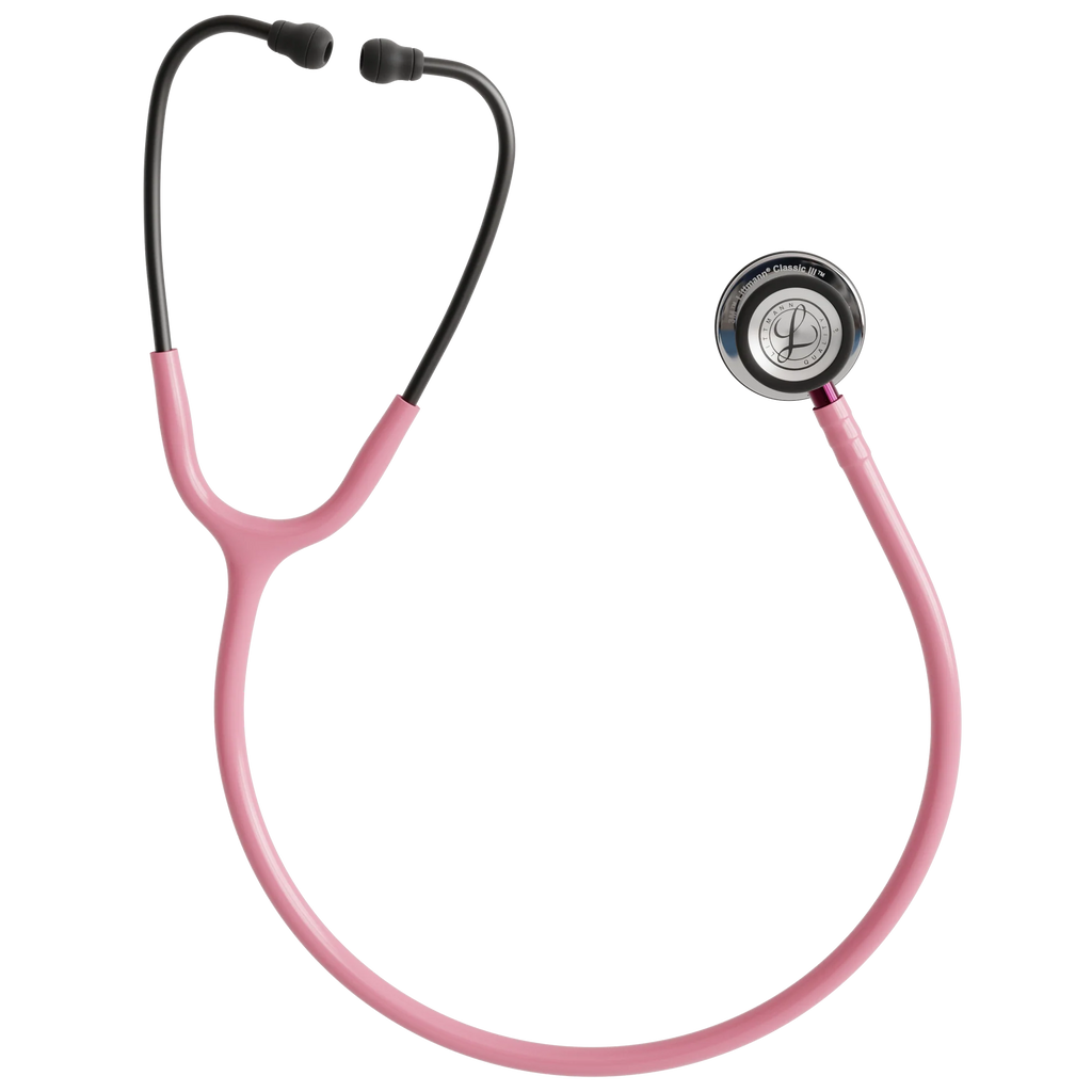 3M™ Littmann® Classic III™ Stethoscope – Pink tube & Mirror finish chest piece 5962