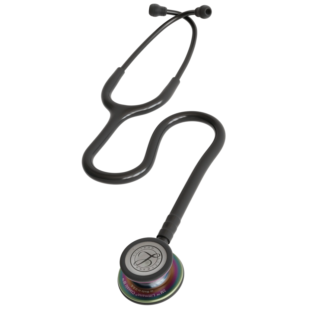 3M™ Littmann® Classic III™ Stethoscope  – Black tube & Rainbow finish chest piece 5870