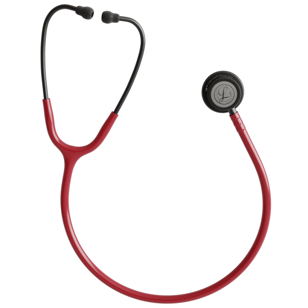 3M™ Littmann® Classic III™ Stethoscope – Burgundy tube & Matte black  chest piece 5868