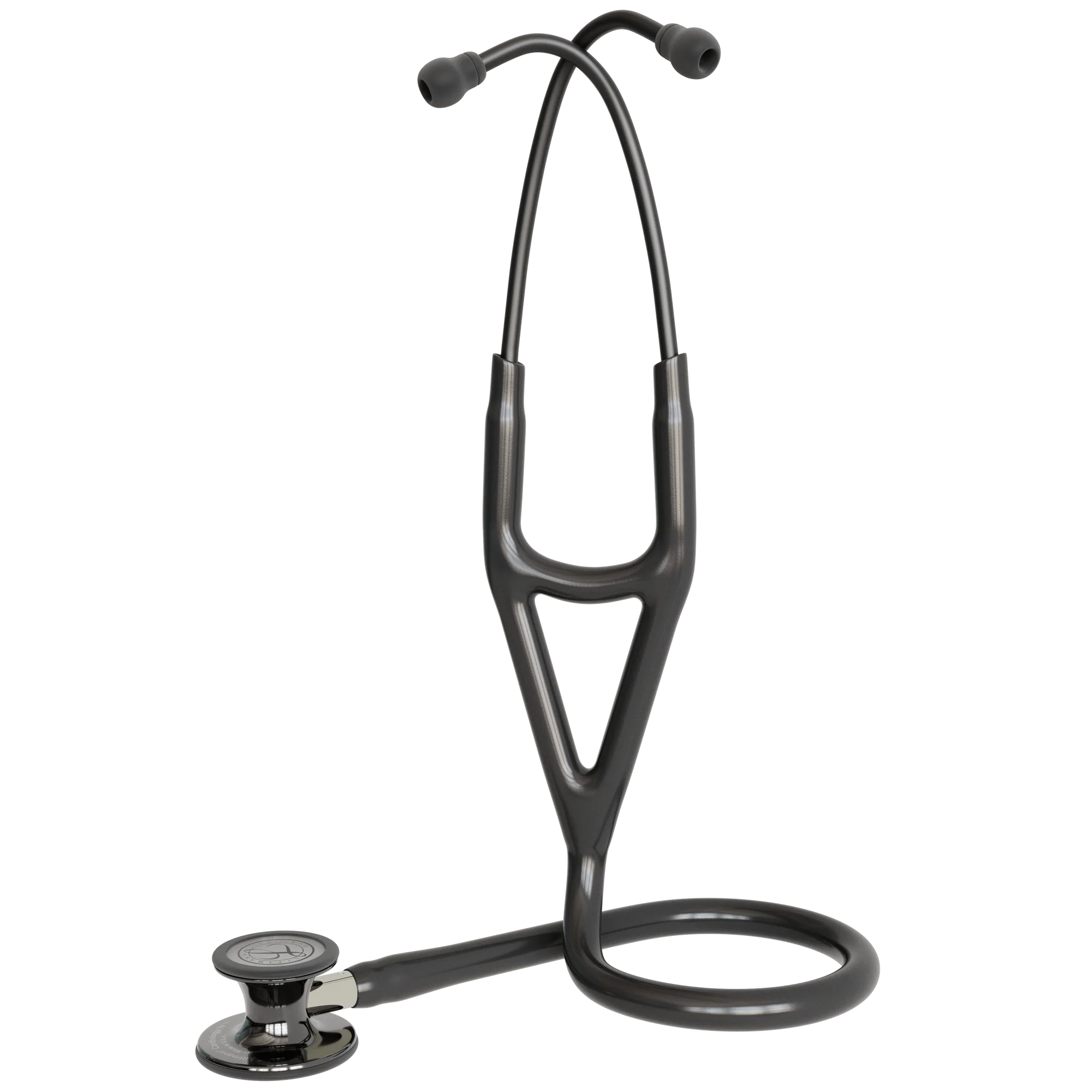 3M™ Littmann® Cardiology IV™ – Black tube & Polished smoke black chest piece, Champagne stem 6204