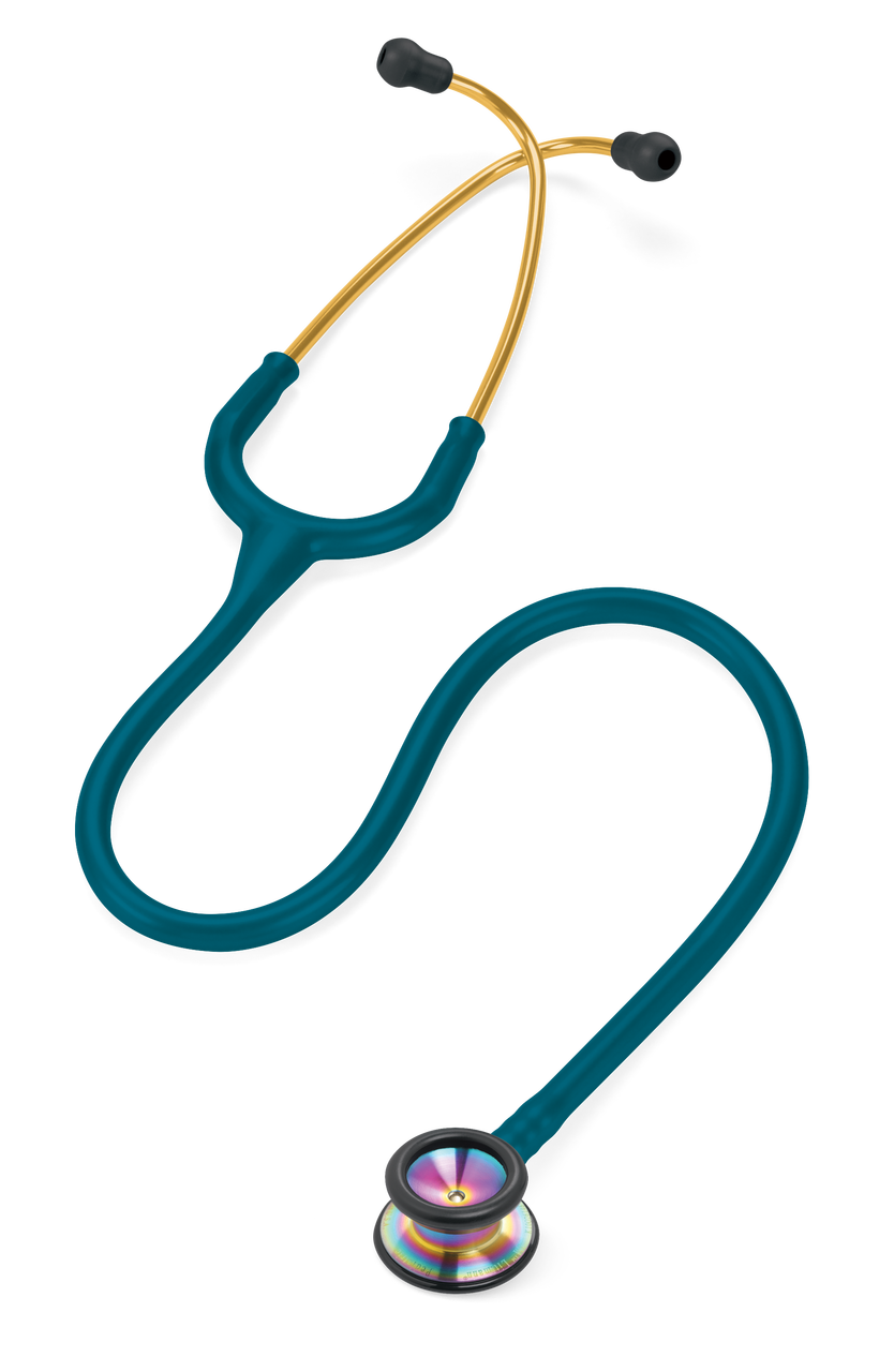 3M™ Littmann® Classic II Pediatric – Caribbean blue tube & Rainbow finish chest piece 2153
