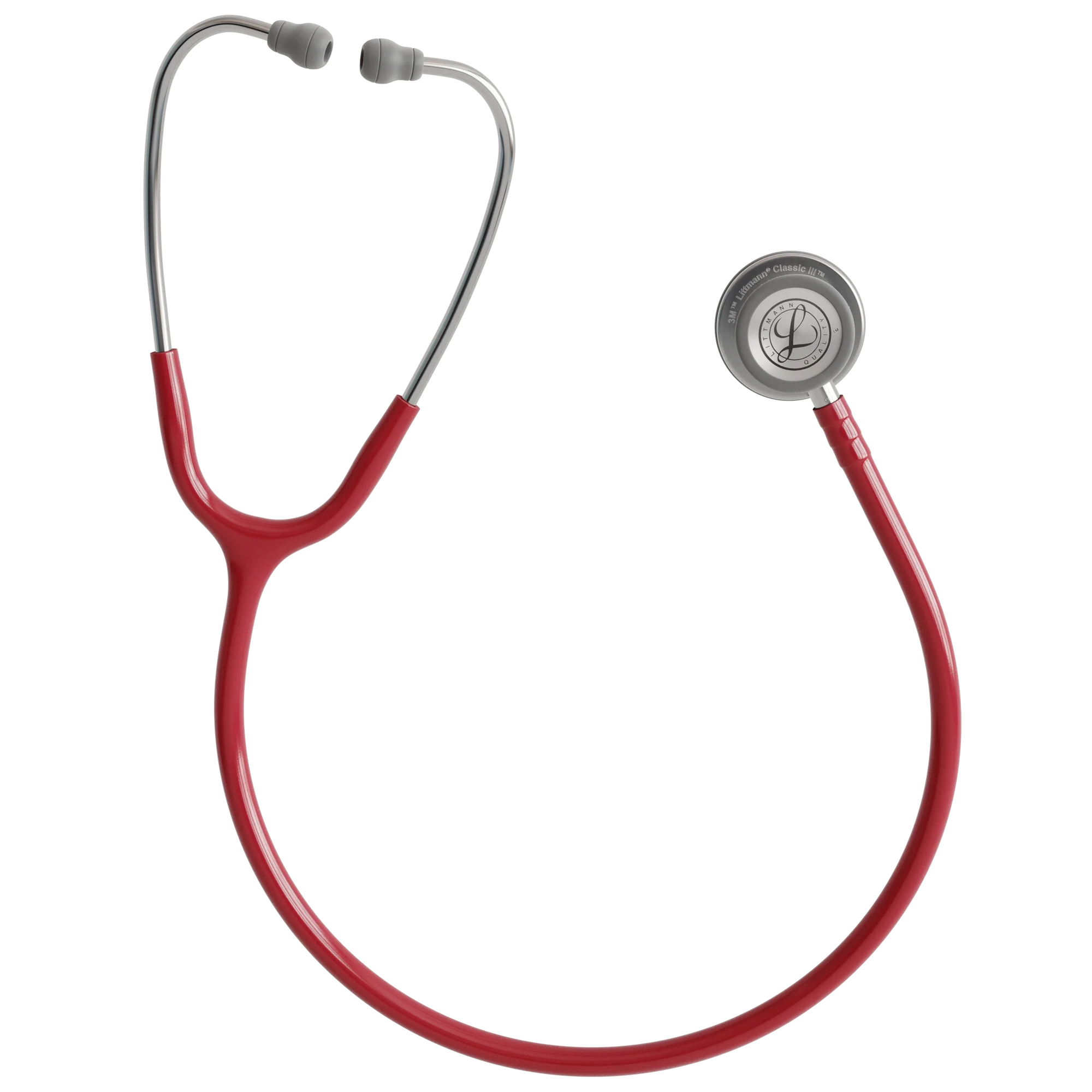 3M™ Littmann® Classic III™ Stethoscope – Burgundy tube & Silver chest piece 5627