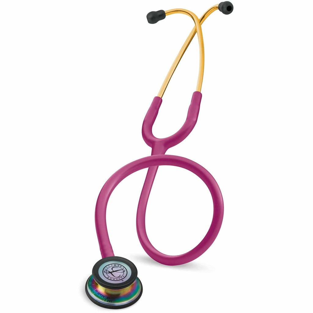 3M™ Littmann® Classic III™ Stethoscope – Raspberry tube & Rainbow finish chest piece 5806