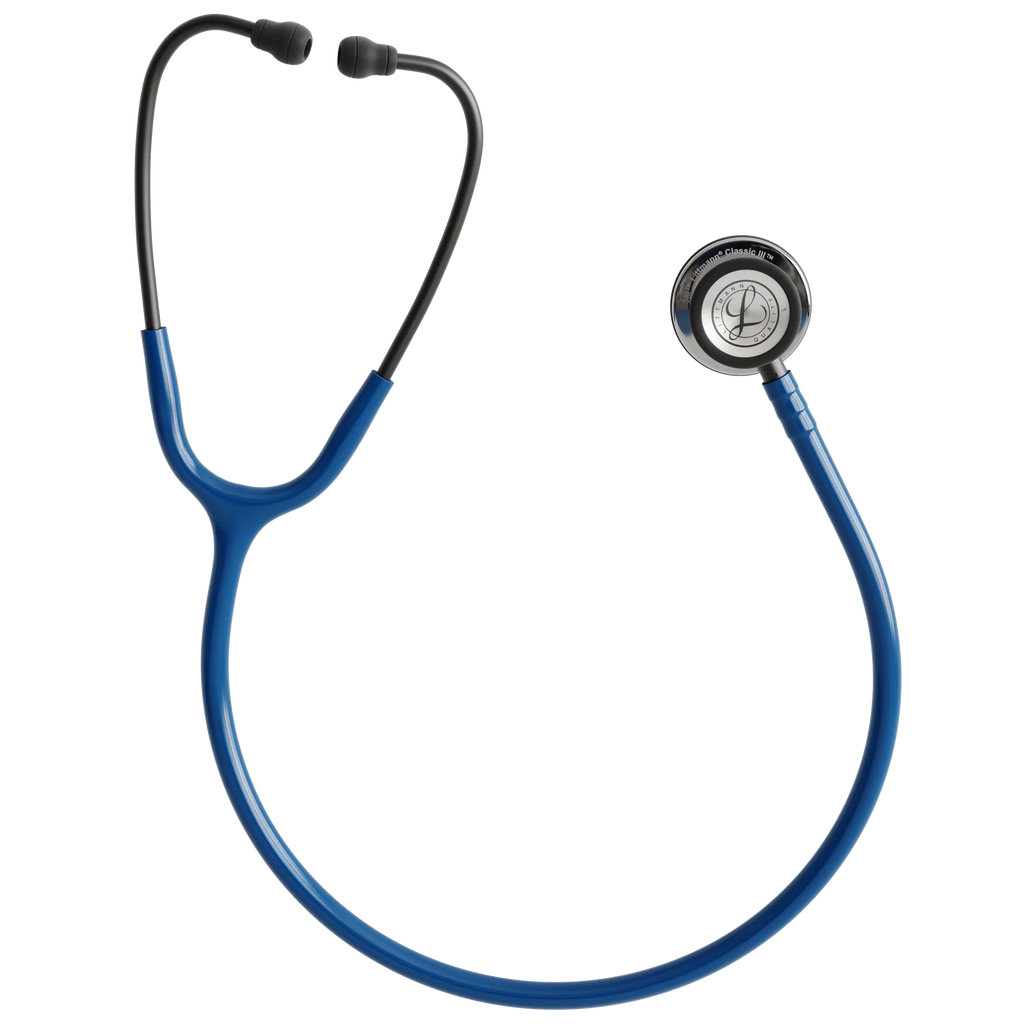 3M™ Littmann® Classic III™ Stethoscope – Navy blue tube & Mirror finish chest piece 5863