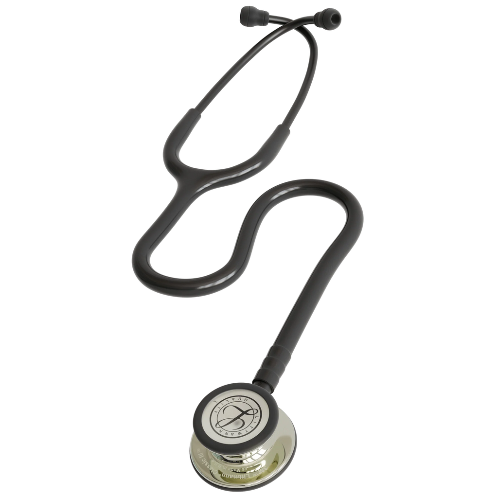 3M™ Littmann® Classic III™ Stethoscope – Black tube & Champagne finish chest piece 5861