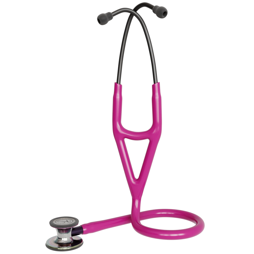 3M™ Littmann® Cardiology IV™ – Raspberry tube & Polished rainbow finish chest piece 6241