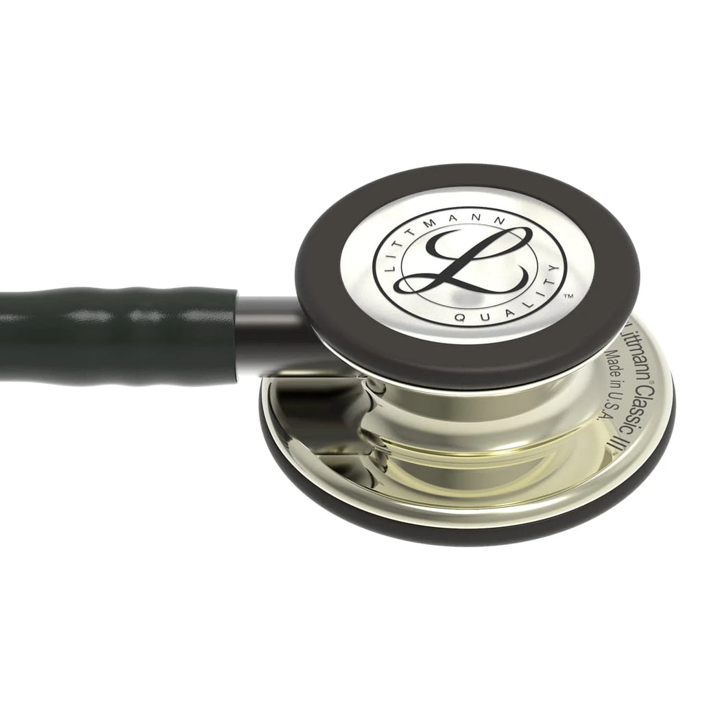 3M™ Littmann® Classic III™ Stethoscope – Black tube & Champagne finish chest piece 5861