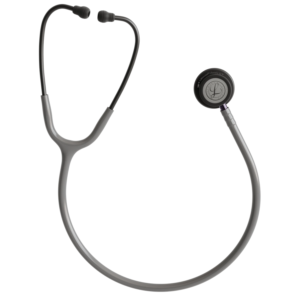 3M™ Littmann® Classic III™ Stethoscope – Gray tube & Smoke black chest piece 5873
