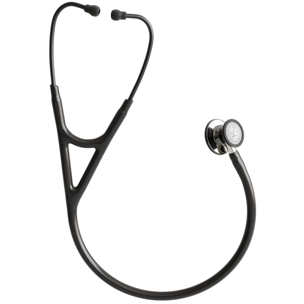 3M™ Littmann® Cardiology IV™ – Black tube & Polished smoke black chest piece, Champagne stem 6204