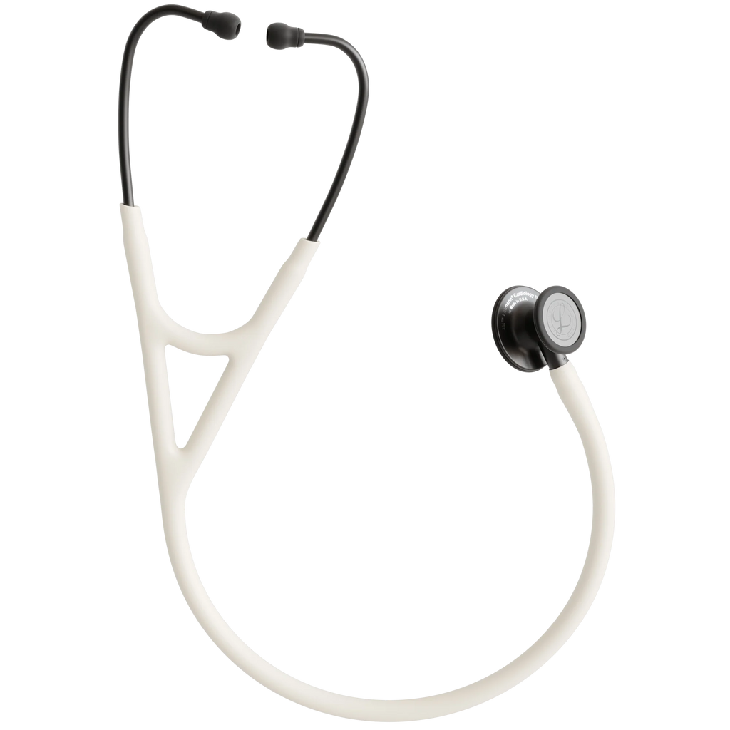 3M™ Littmann® Cardiology IV™ – Alabaster satin tube & Matte black chest piece  6186C