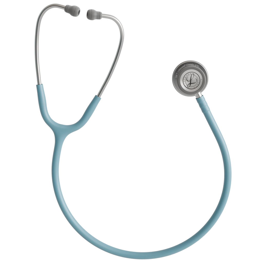 3M™ Littmann® Classic III™ Stethoscope – Marine Blue Satin tube & Silver chest piece 5912C