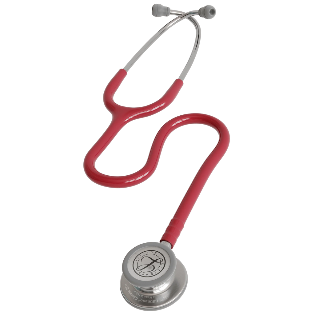 3M™ Littmann® Classic III™ Stethoscope – Burgundy tube & Silver chest piece 5627