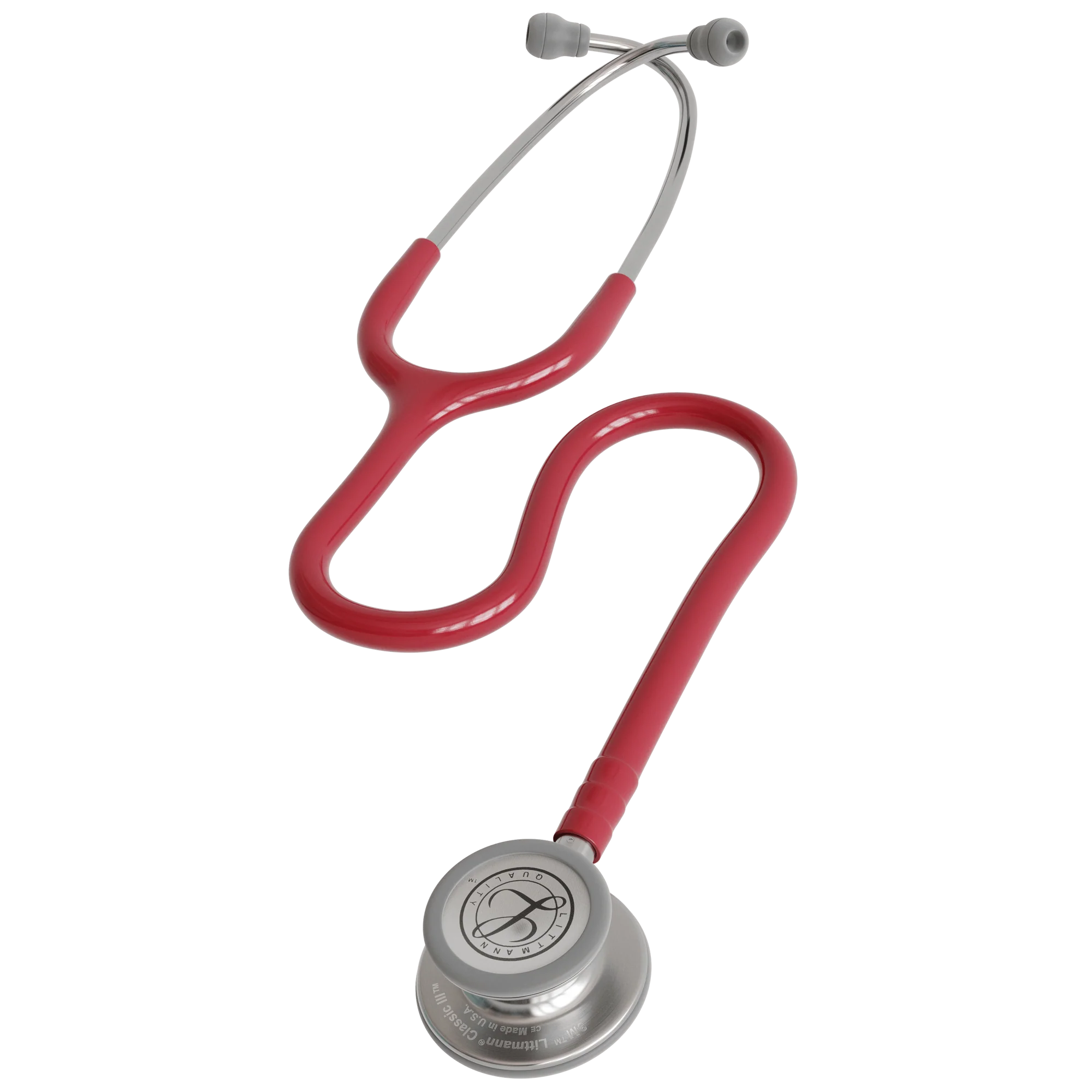 3M™ Littmann® Classic III™ Stethoscope – Burgundy tube & Silver chest piece 5627