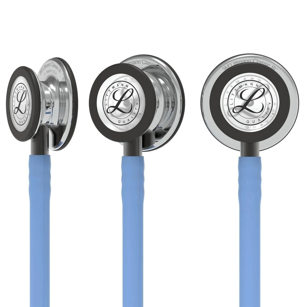 3M™ Littmann® Classic III™ Stethoscope – Ceil blue tube & Mirror finish chest piece 5959