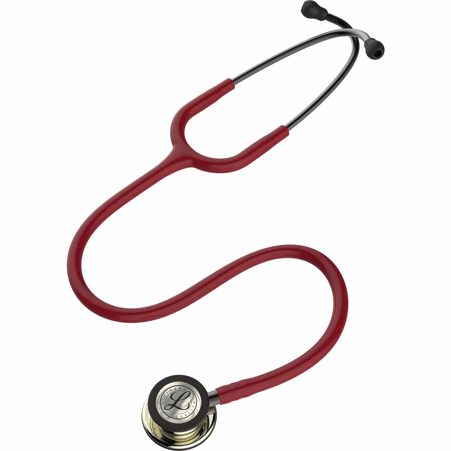 3M™ Littmann® Classic III™ Stethoscope – Burgundy tube & Champagne finish chest piece 5864