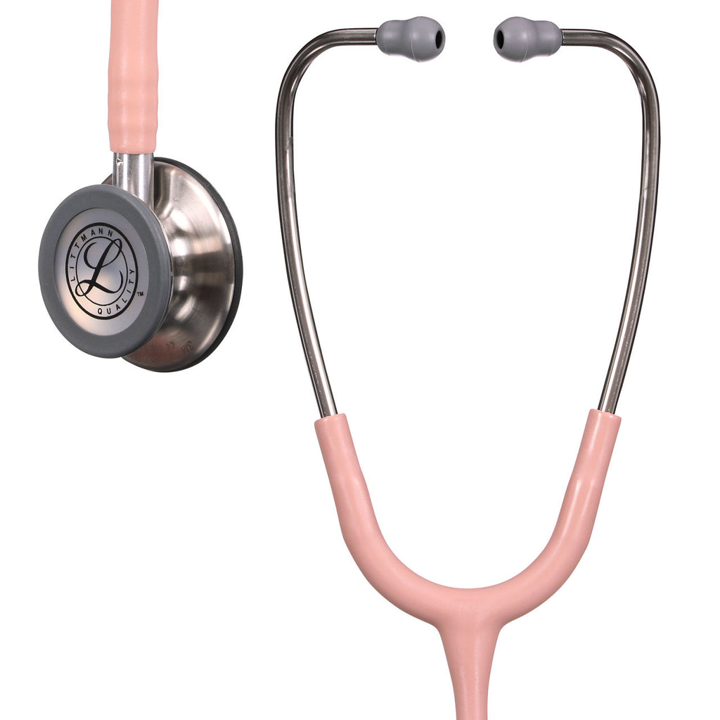 3M™ Littmann® Classic III™ Stethoscope – Champagne rose satin tube & Silver chest piece 5910C