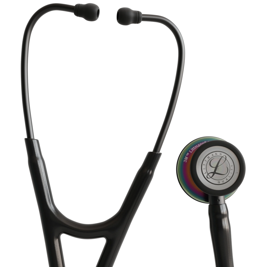 3M™ Littmann® Cardiology IV™ – Black tube & Rainbow finish chest piece 6165