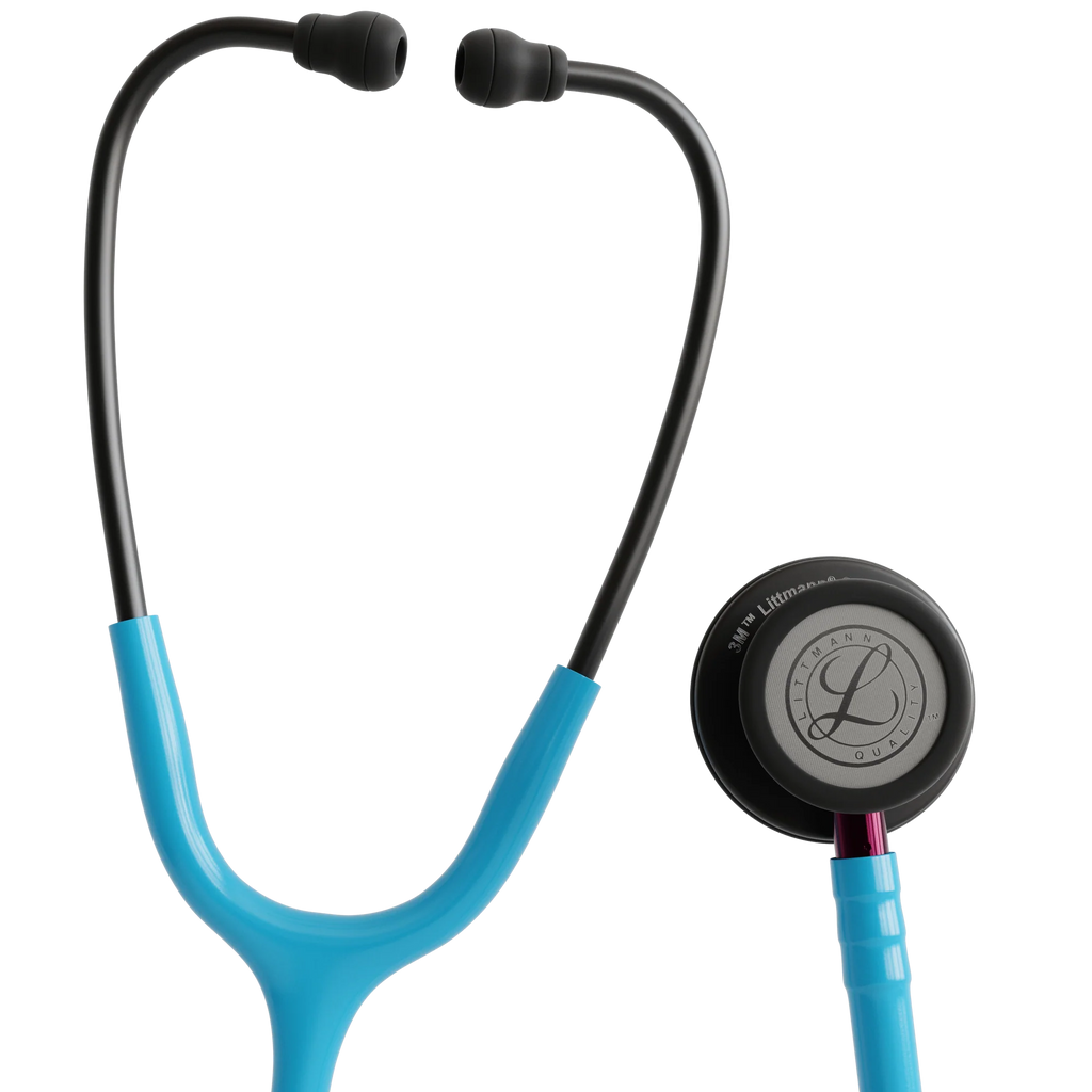3M™ Littmann® Classic III™ Stethoscope – Turquoise tube & Smoke black chest piece 5872