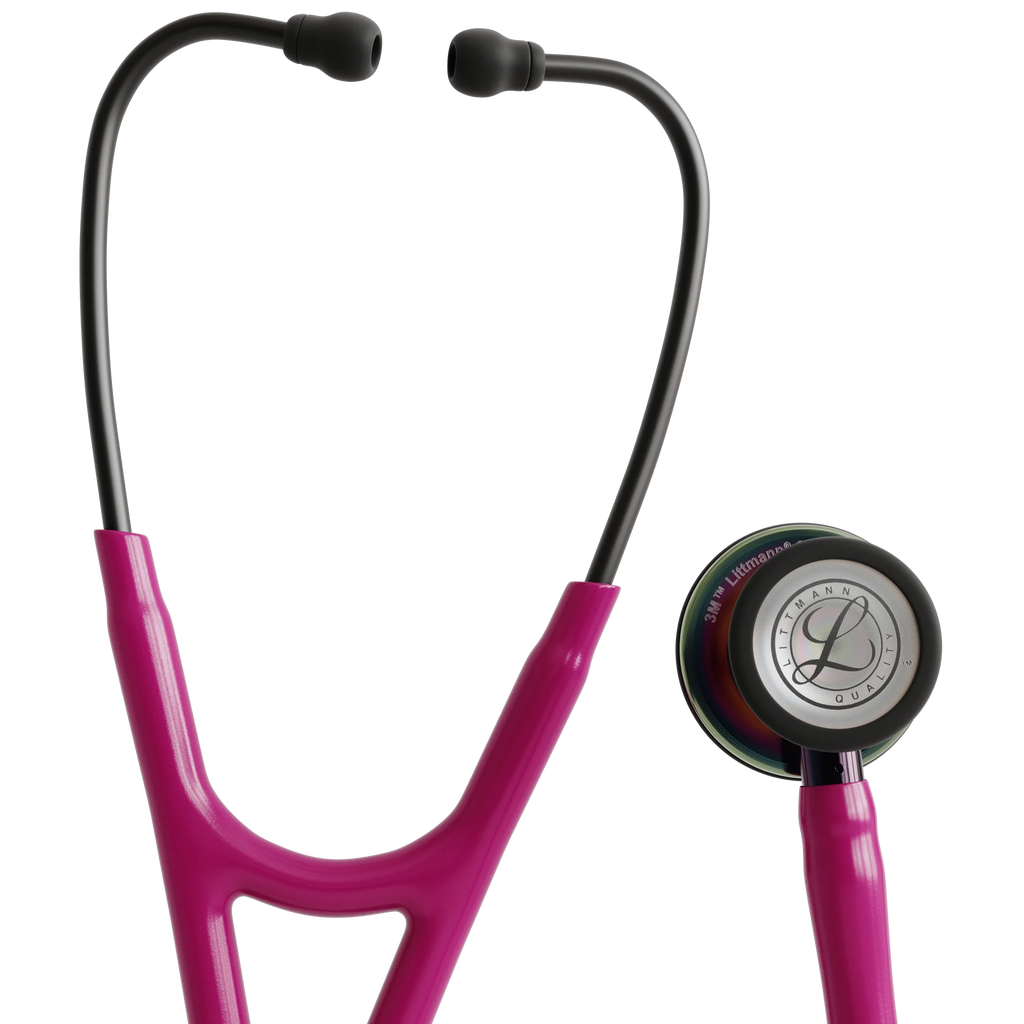 3M™ Littmann® Cardiology IV™ – Raspberry tube & Polished rainbow finish chest piece 6241
