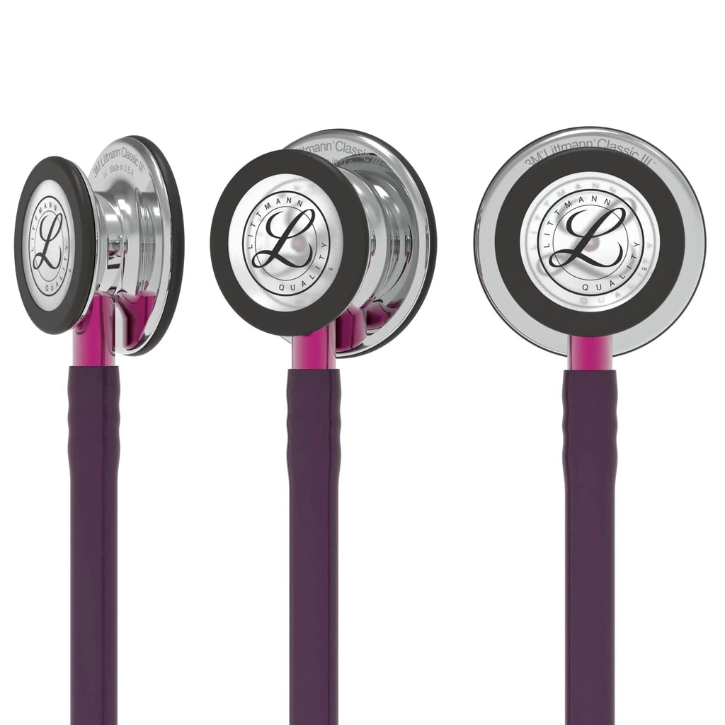 3M™ Littmann® Classic III™ Stethoscope – Plum tube & Mirror finish chest piece 5960