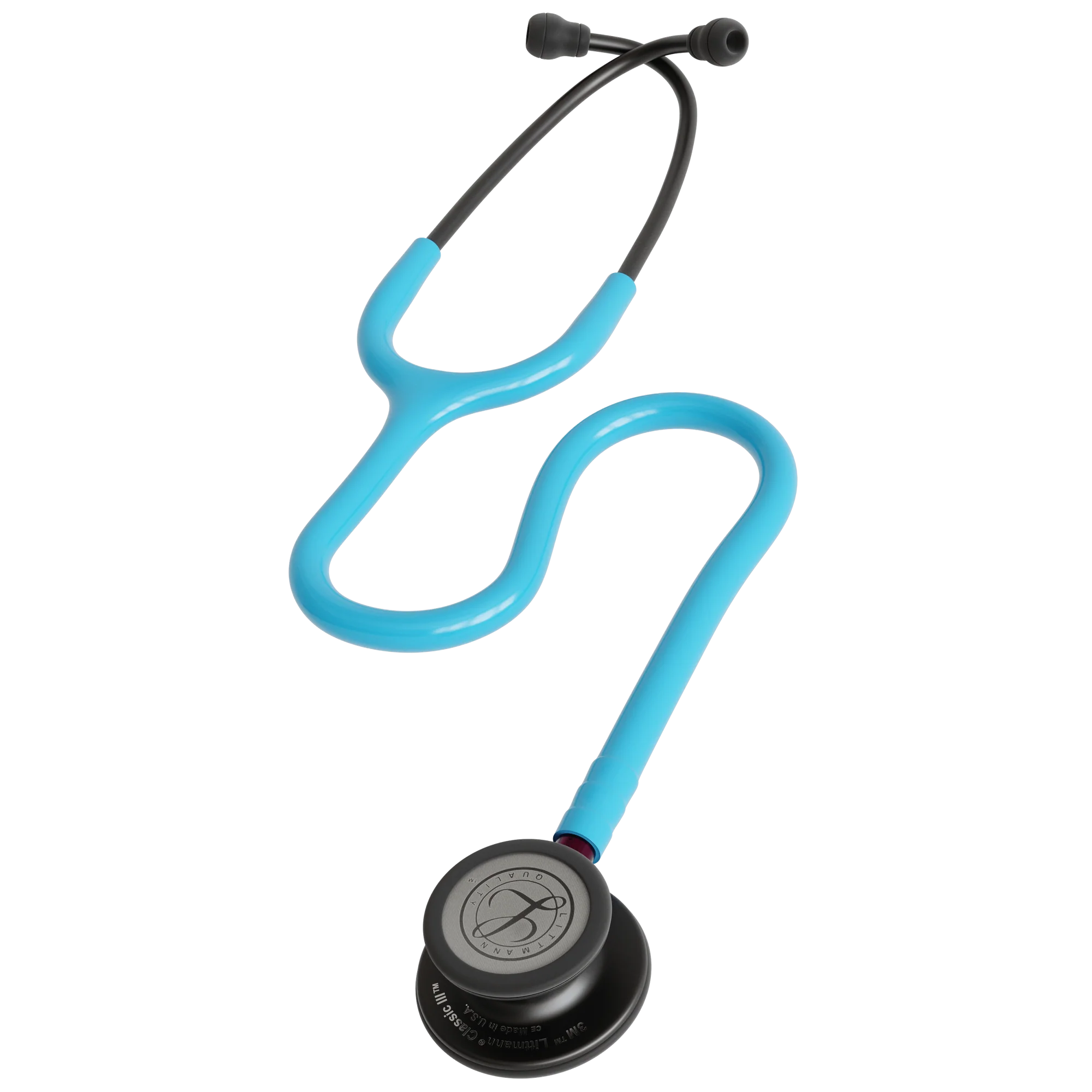 3M™ Littmann® Classic III™ Stethoscope – Turquoise tube & Smoke black chest piece 5872