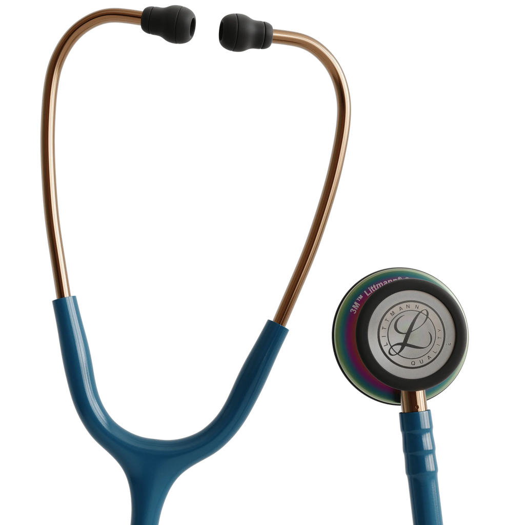 3M™ Littmann® Classic III™ Stethoscope – Caribbean blue tube & Rainbow finish chest piece 5807
