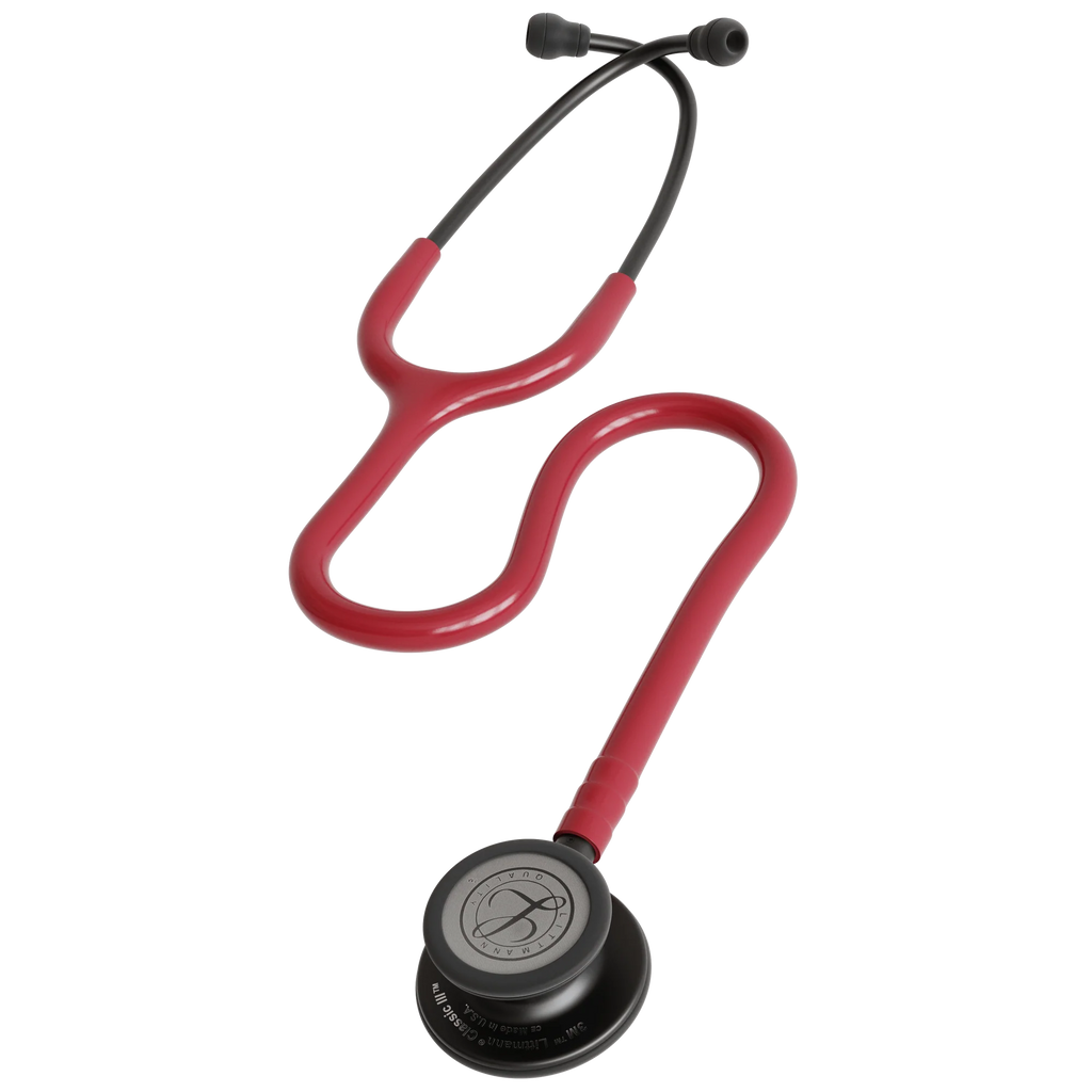 3M™ Littmann® Classic III™ Stethoscope – Burgundy tube & Matte black  chest piece 5868