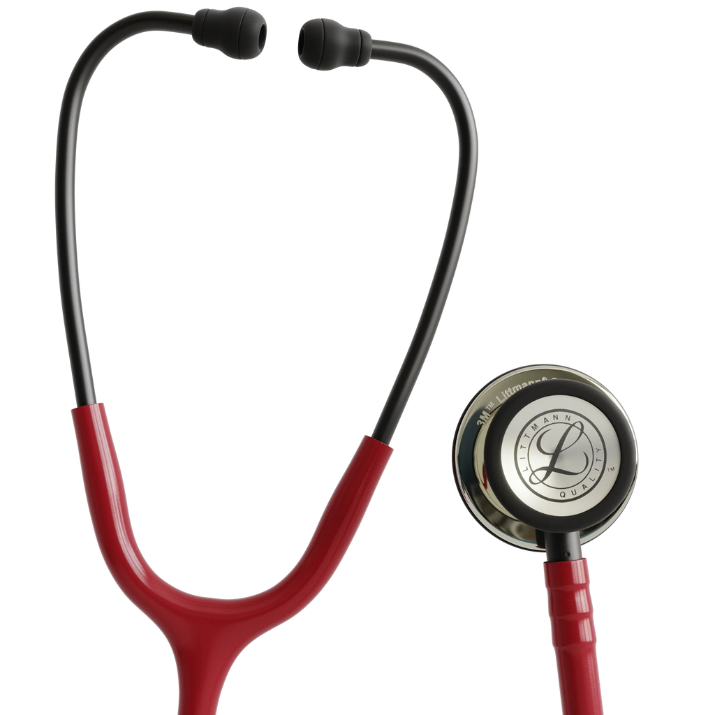 3M™ Littmann® Classic III™ Stethoscope – Burgundy tube & Champagne finish chest piece 5864