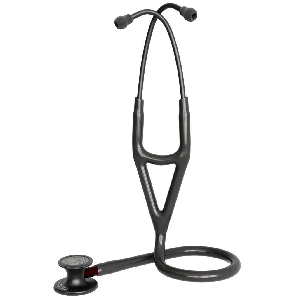 3M™ Littmann® Cardiology IV™ – Black tube & Matte black chest piece, Red stem 6200