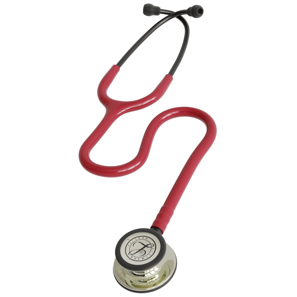 3M™ Littmann® Classic III™ Stethoscope – Burgundy tube & Champagne finish chest piece 5864