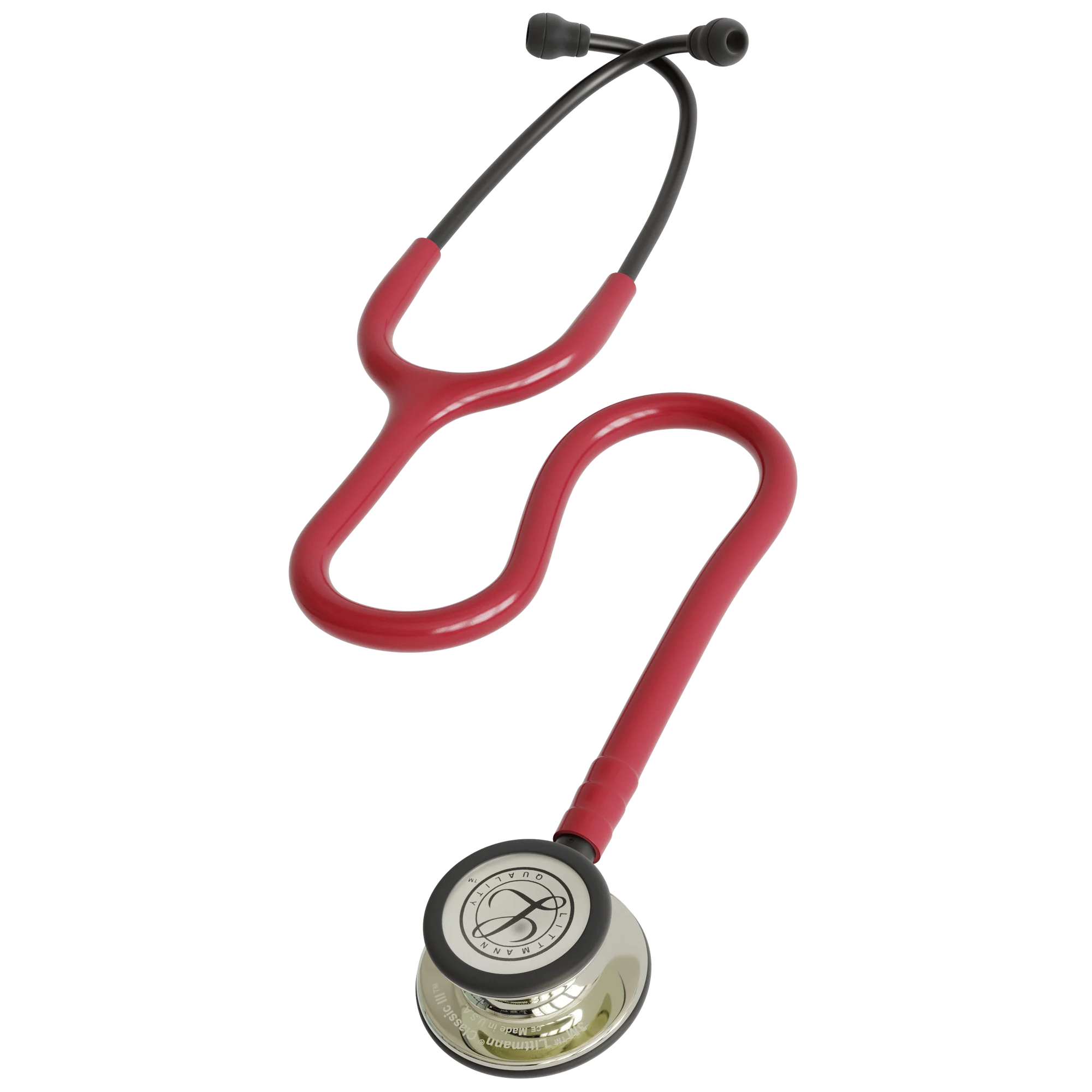3M™ Littmann® Classic III™ Stethoscope – Burgundy tube & Champagne finish chest piece 5864
