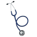 Riester Duplex 2.0 stethoscope, navy blue tube with stainless steel dual-head chest piece