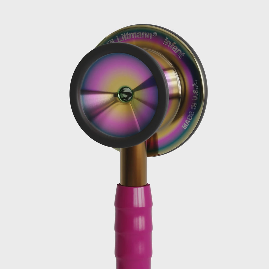 3M™ Littmann® Classic II Infant – Raspberrytube &  Rainbow Finish chest piece 2157