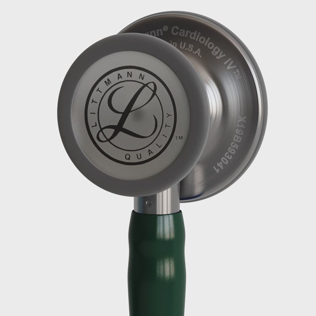 3M™ Littmann® Cardiology IV™ – Hunter green tube & Silver chest piece 6155