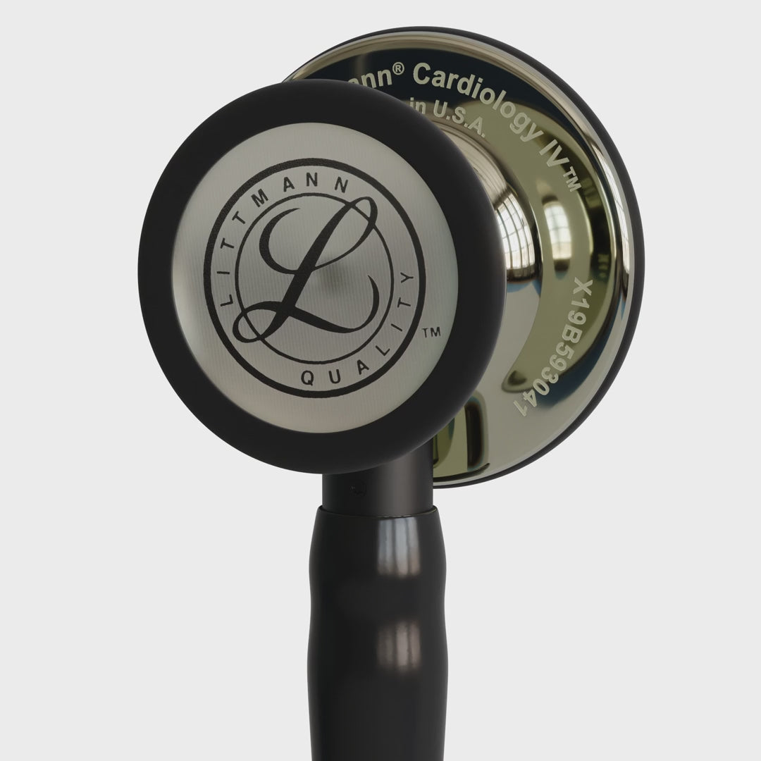 3M™ Littmann® Cardiology IV™ – Black tube & Champagne finish chest piece finish 6179
