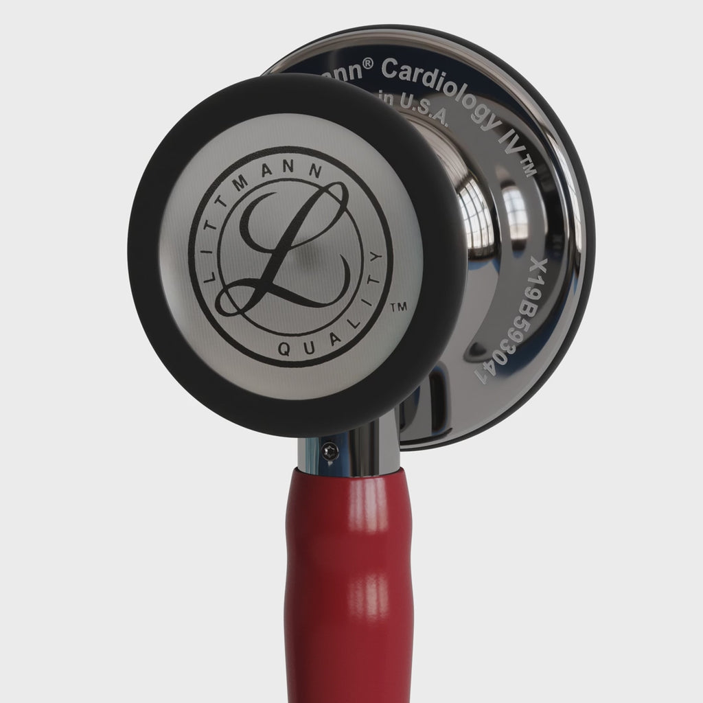 3M™ Littmann® Cardiology IV™ – Burgundy tube & Mirror finish chest piece 6170