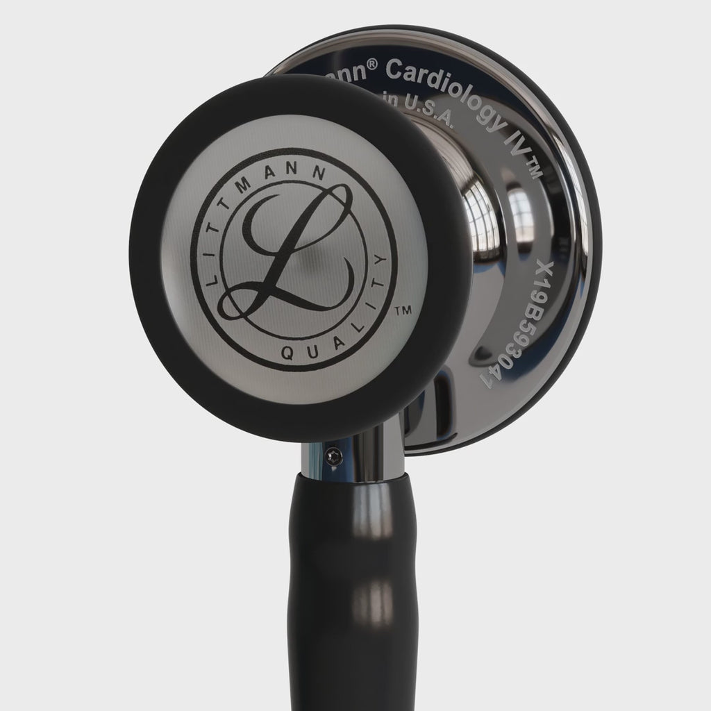 3M™ Littmann® Cardiology IV™ – Black tube & Mirror finish chest piece 6177