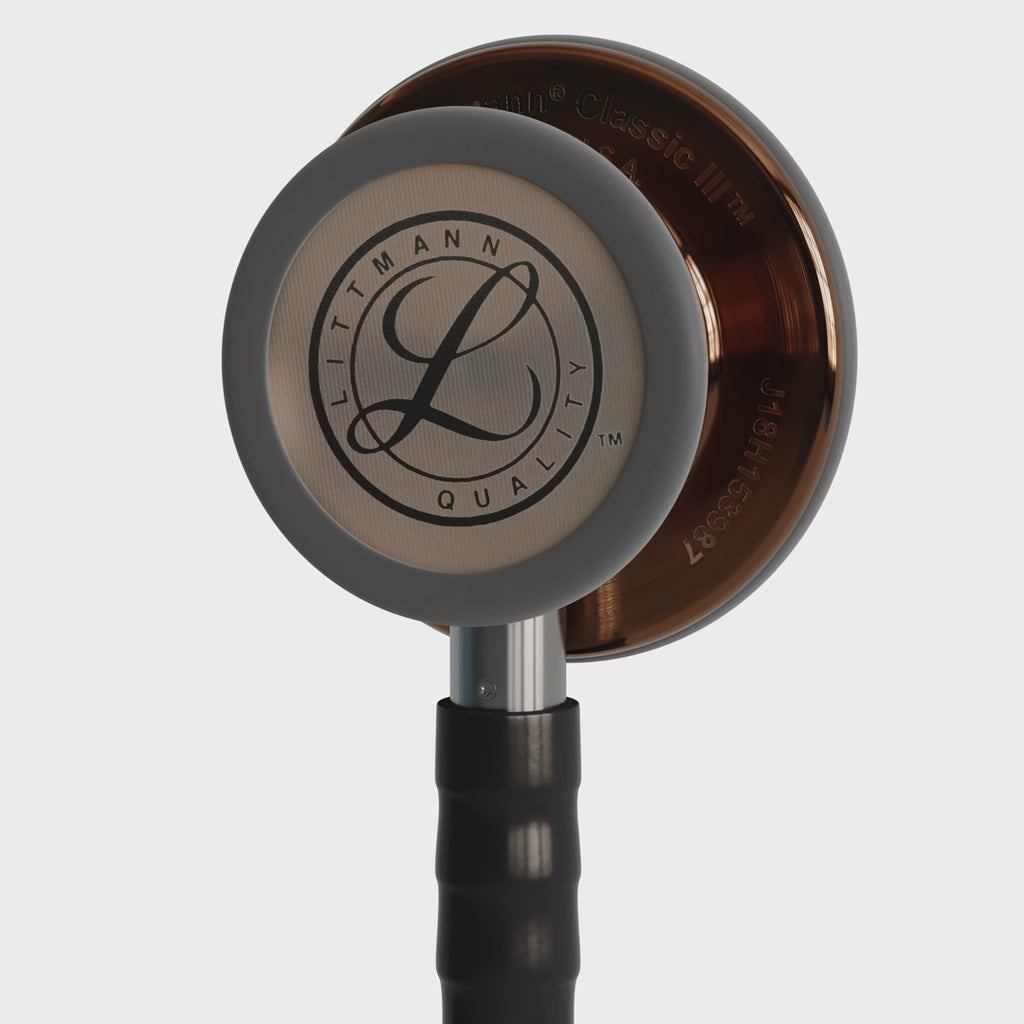 3M™ Littmann® Classic III™ Stethoscope – Black tube &  High polished copper finish chest piece “Limited Edition”  5646