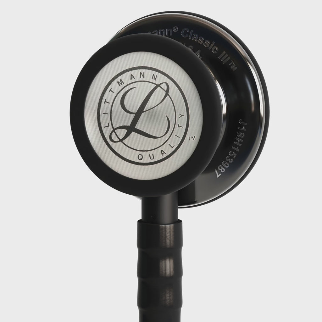 3M™ Littmann® Classic III™ Stethoscope – Black tube & Smoke black chest piece 5811